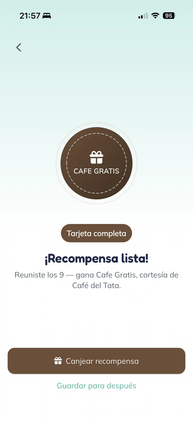 Redeem your customer’s reward